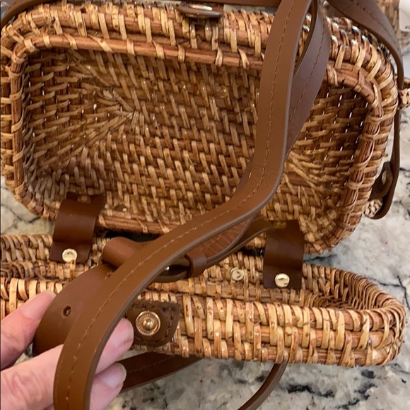 J. Crew Bags Jcrew Wicker Crossbody Bag An893 Poshmark